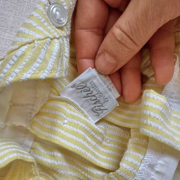 Vintage Fischel by Johnston‎ Romper Yellow Turtles size 4 - Picture 6 of 15